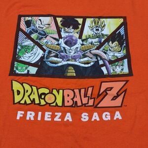 Dragon Ball Z Frieza Saga T-Shirt Orange‎ Sz L